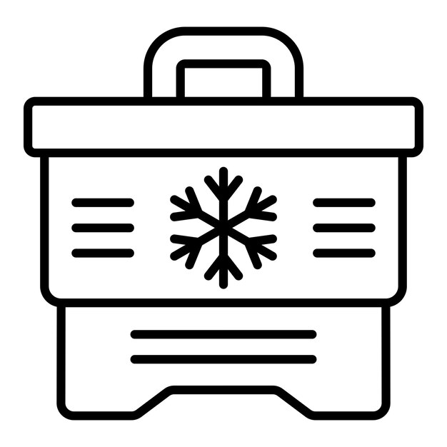 Icono de la caja de hielo