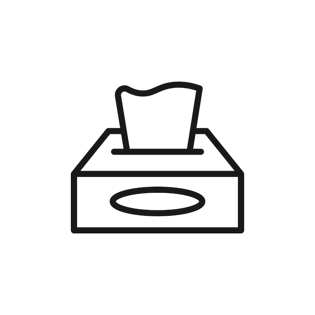Icono de caja de pañuelos