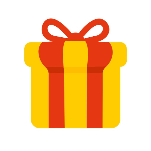 el icono de la caja presenta formas de colores