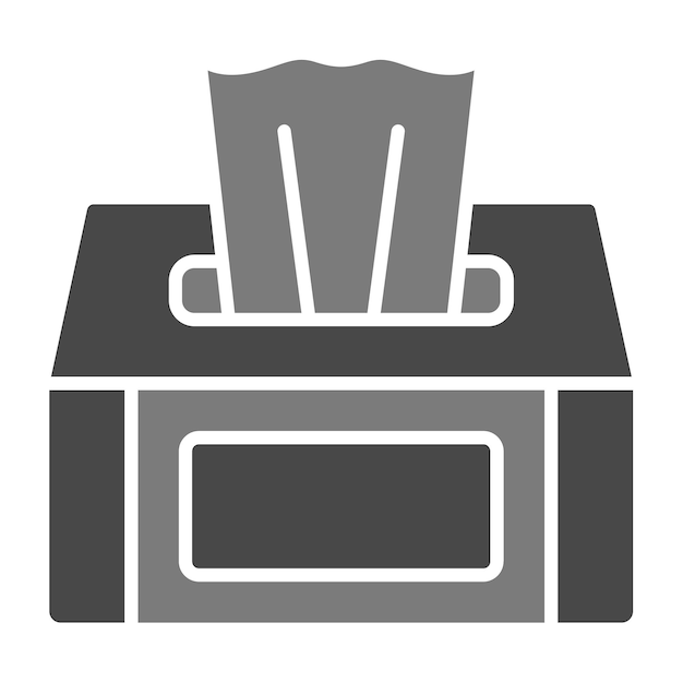 Icono de la caja de tejidos