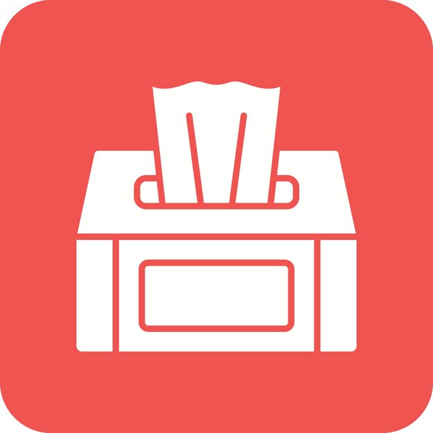 Icono de la caja de tejidos