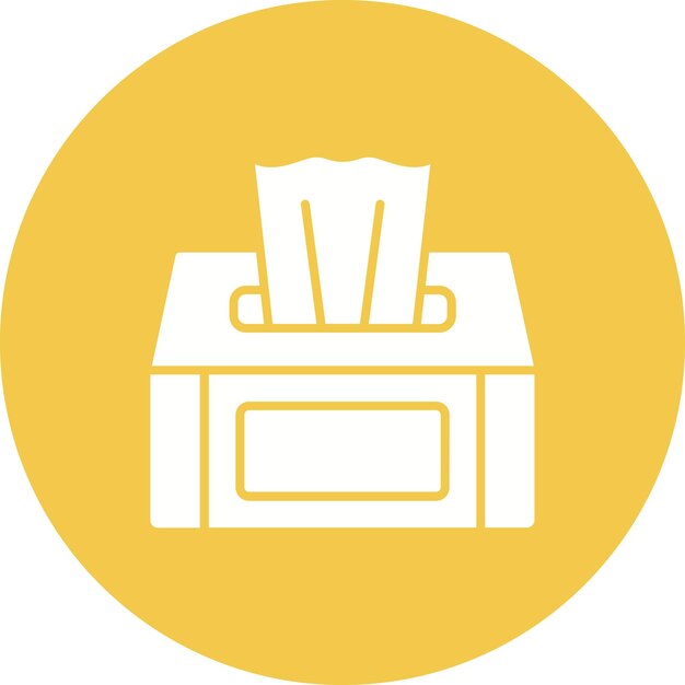 Icono de la caja de tejidos