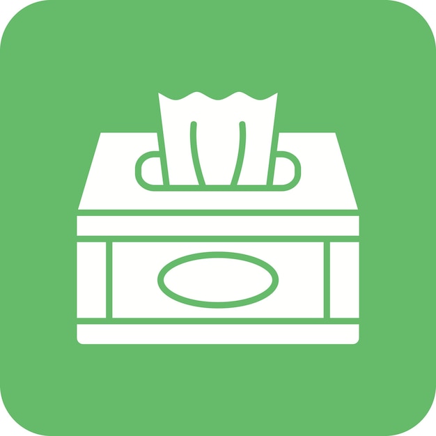 Icono de la caja de tejidos