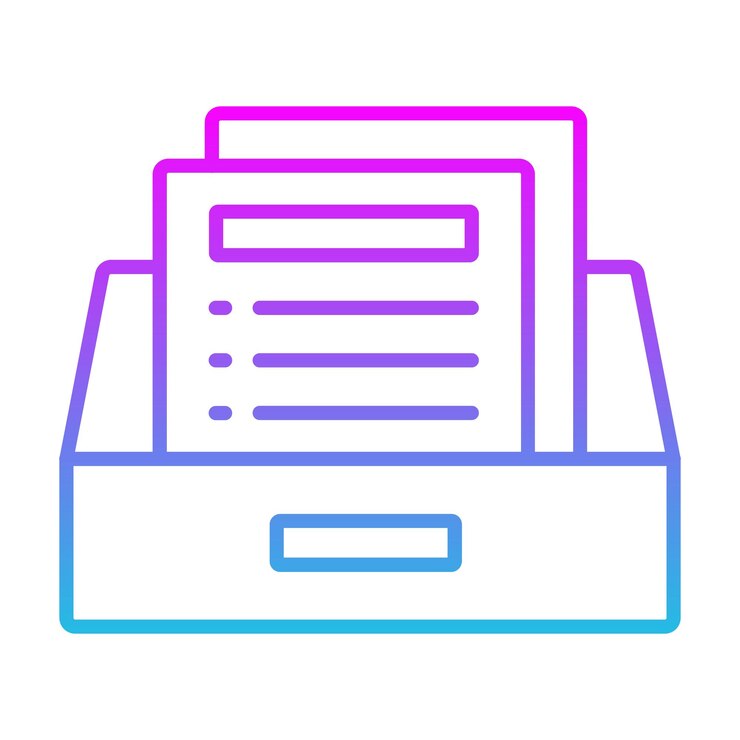 Vector icono del cajón
