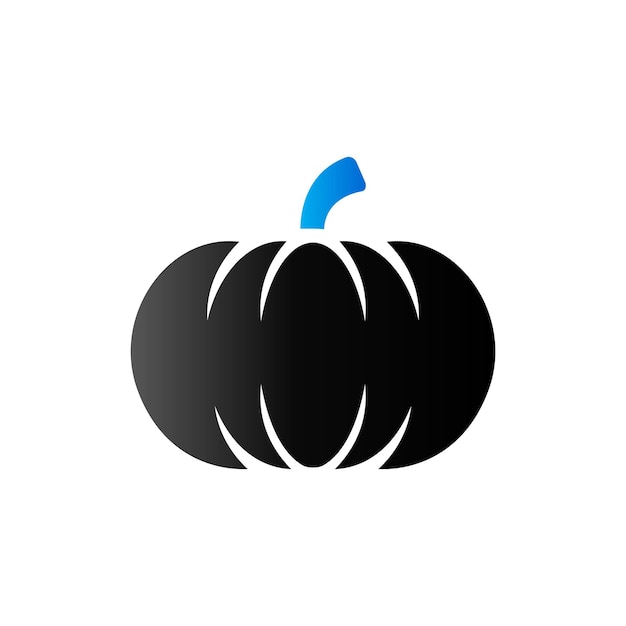 El icono de la calabaza en color de tono dúo celebración de Halloween