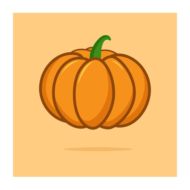 icono de calabaza ilustración simple de iconos de vector de Halloween para web