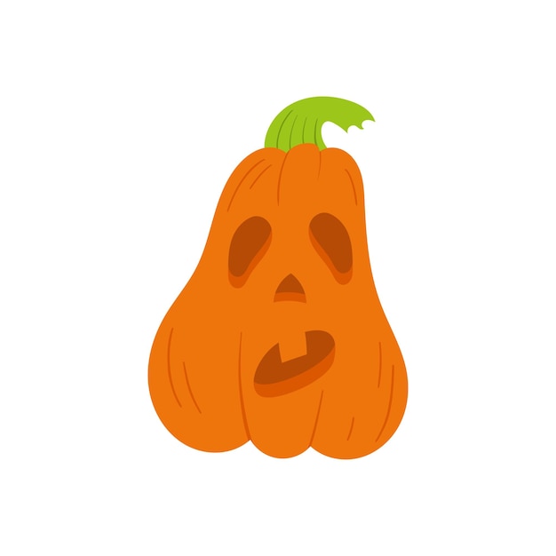 Icono de calabaza, ilustración de vector de acción de gracias de cosecha