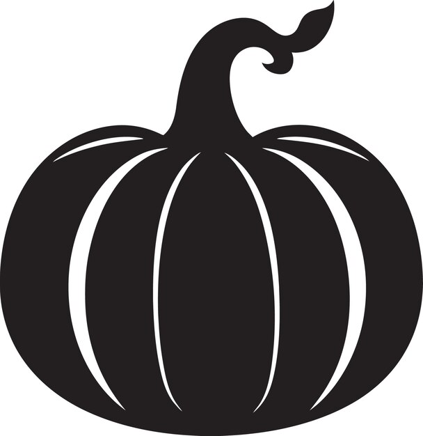 Icono de calabaza negra de simetría espeluznante en vector diseño de logotipo de Calabaza tallada espeluzneante en B elegante