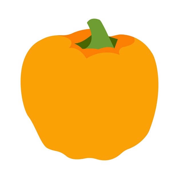 Vector icono de calabaza símbolo de diseño plano moderno aislado en un fondo blanco ilustración vectorial