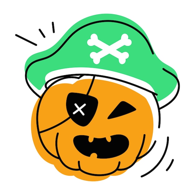 El icono de las calabazas de halloween