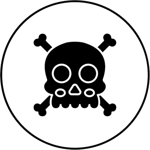 El icono de la calavera linda