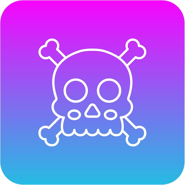 El icono de la calavera linda