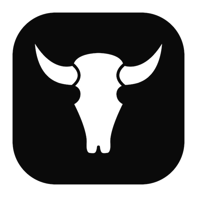 El icono de la calavera de toro
