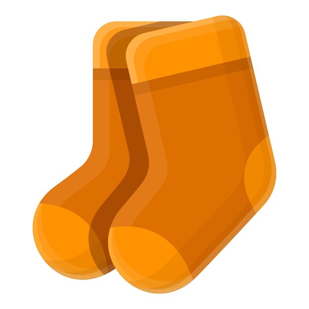 Icono de calcetines de invierno Icono vectorial de calcetinas de invierno para diseño web aislado sobre fondo blanco