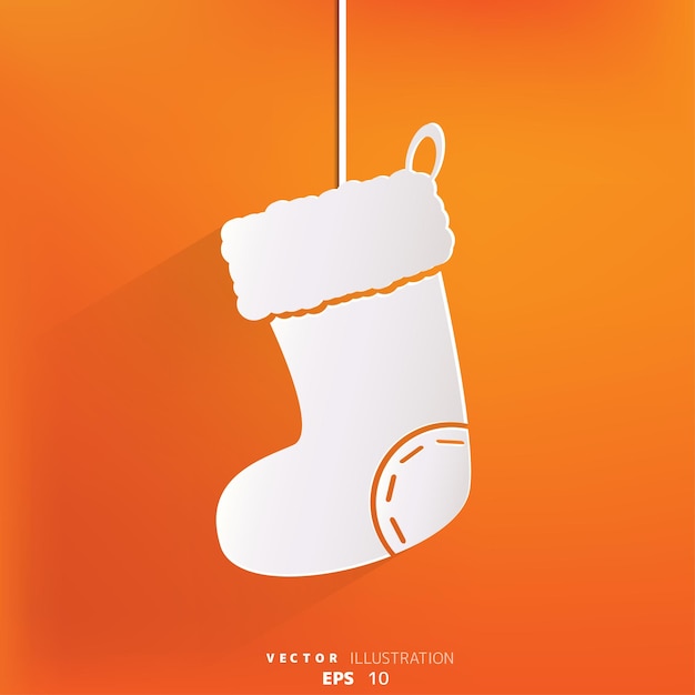 El icono de los calcetines de Navidad
