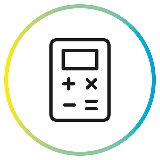 icono de calculadora calcular