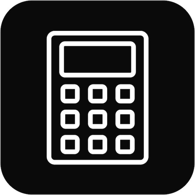 El icono de la calculadora de calorías
