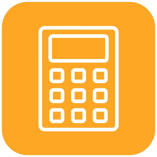 El icono de la calculadora de calorías