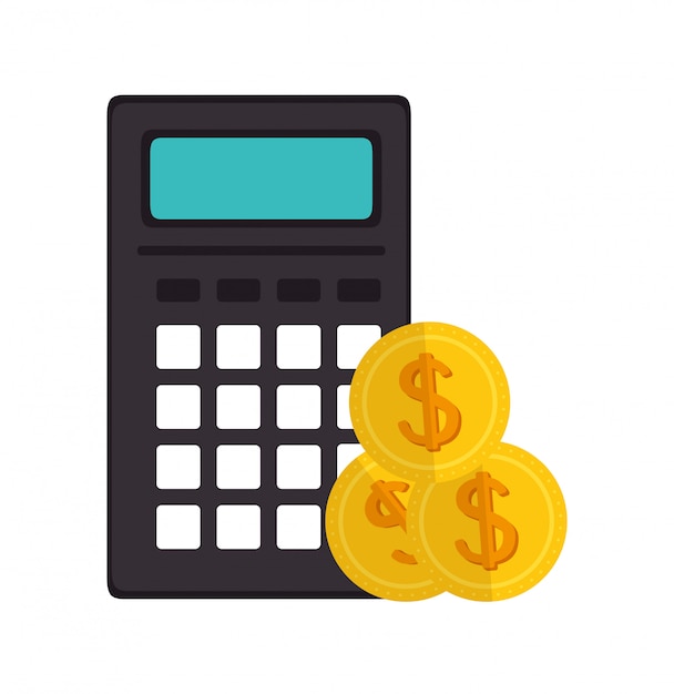 Icono calculadora e-commerce diseño