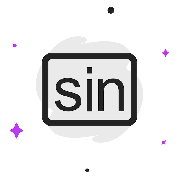 El icono de la calculadora es una ilustración vectorial de estilo plano, un concepto de negocio simple, un pictograma y un fondo aislado.