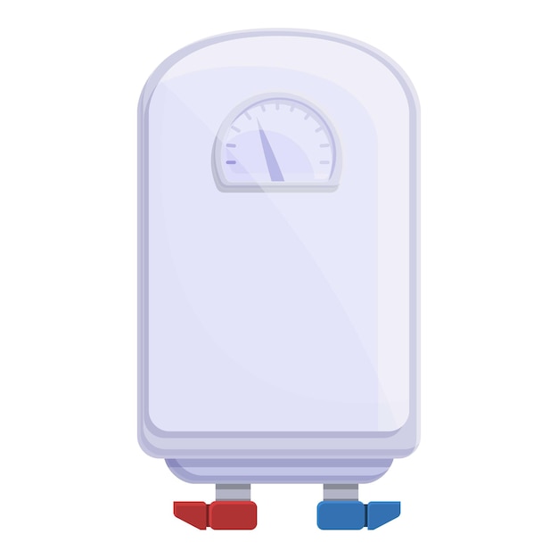 Icono de caldera doméstica Icono vectorial de caldera familiar para el diseño web aislado en fondo blanco