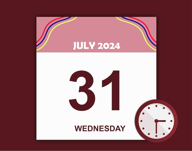 Icono del calendario mensual para el año 2024