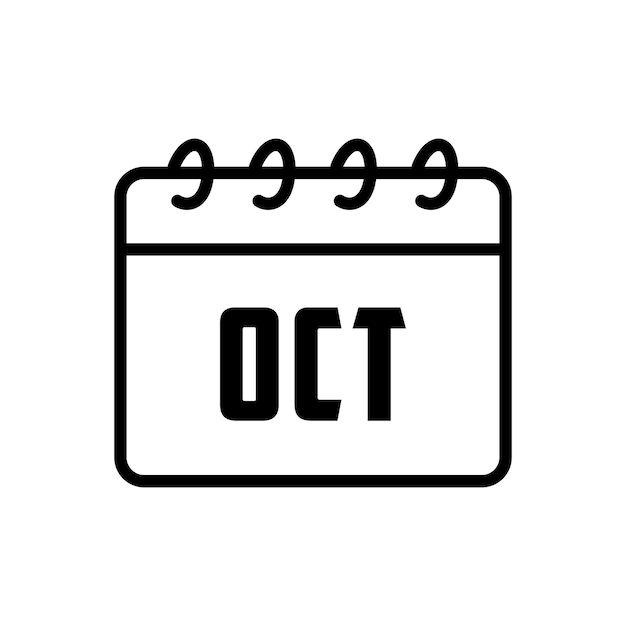 icono de calendario plantilla vectorial logotipo colección de moda diseño plano