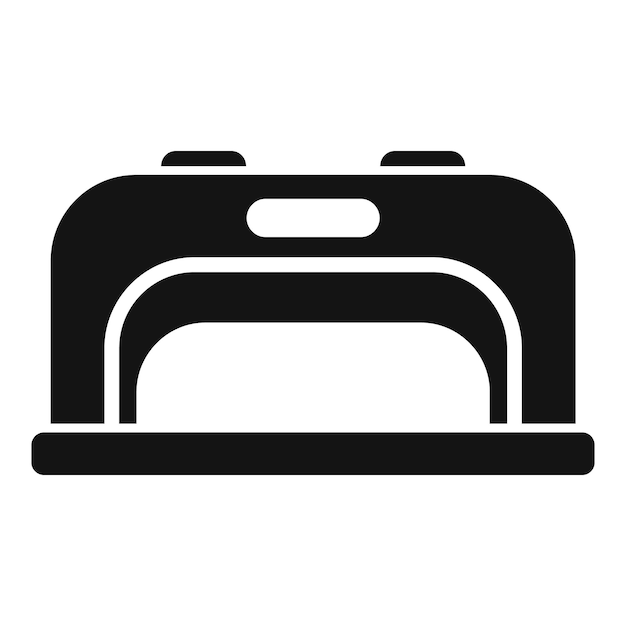 Icono de calentador de manicura vector simple salón spa elemento cosmético