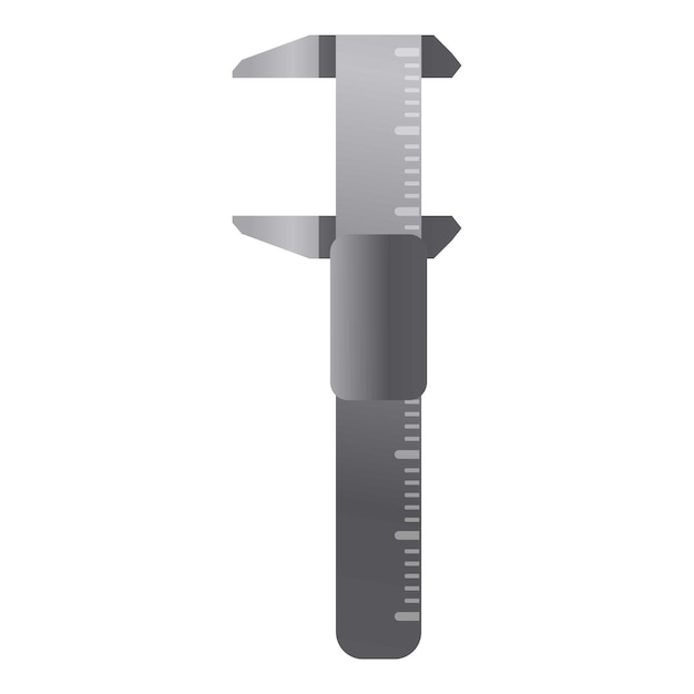 Icono de calibre Icono de vector de calibre para el diseño web aislado en fondo blanco