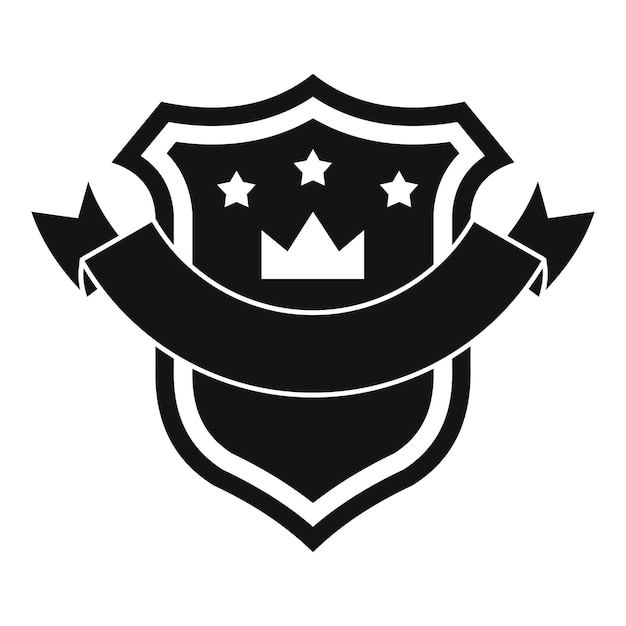 Icono de calidad de insignia Ilustración simple del icono de vector de calidad de insignia para web