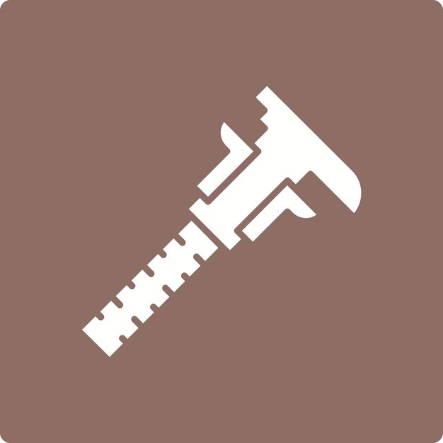 Icono de la calipa de Vernier
