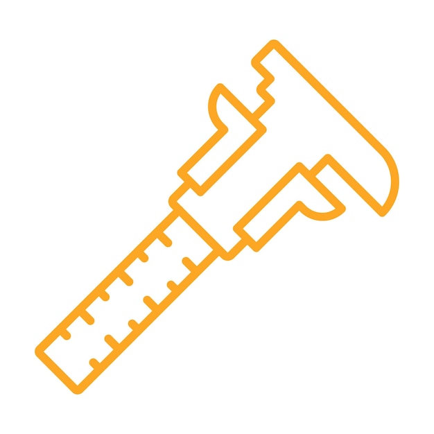 Icono de la calipa de Vernier