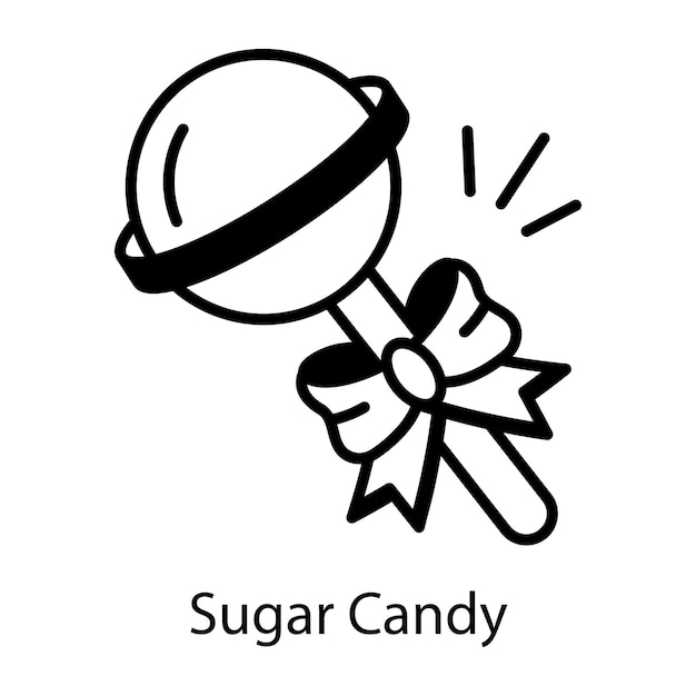 El icono de Calissons diseñado en estilo doodle