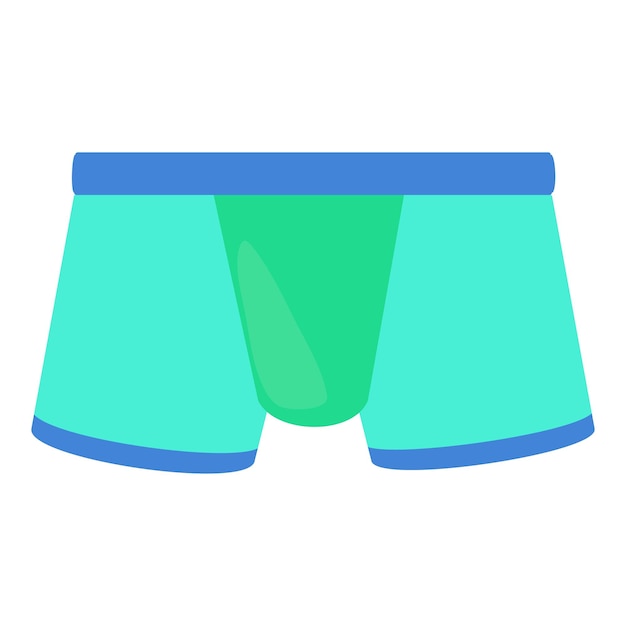 Icono de calzoncillos boxer de hombres azules ilustración de dibujos animados de icono de vector de calzoncillos boxer de hombres azules para web