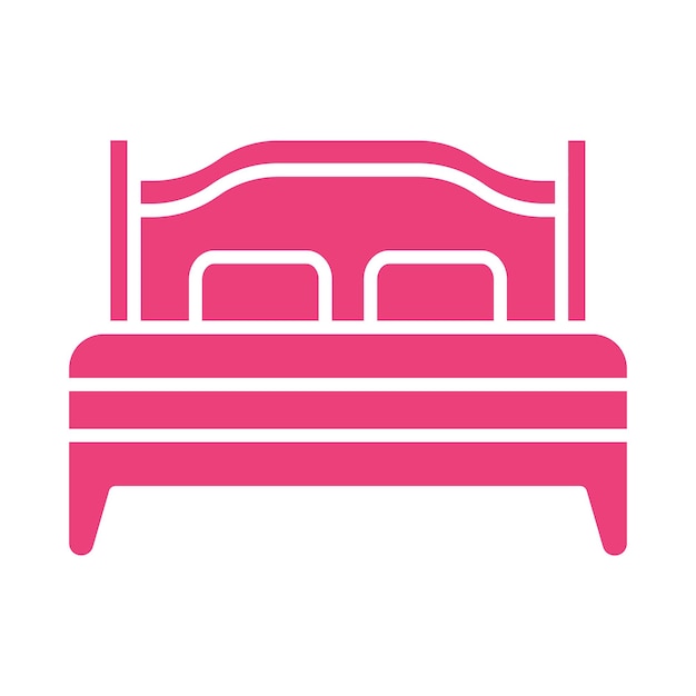 Icono de la cama doble