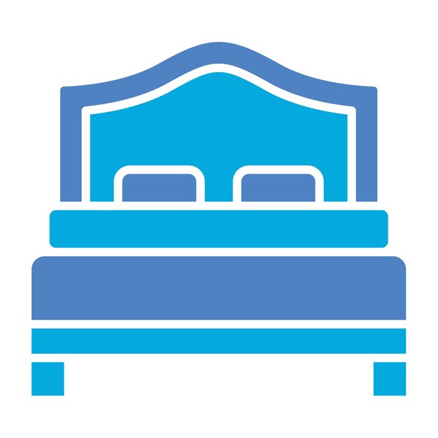 Icono de la cama doble
