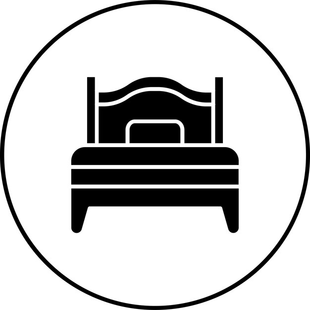 Icono de una cama individual