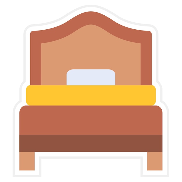 Icono de una cama individual