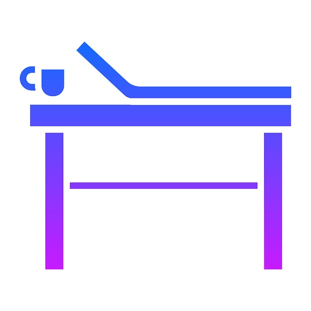 Icono de la cama del spa