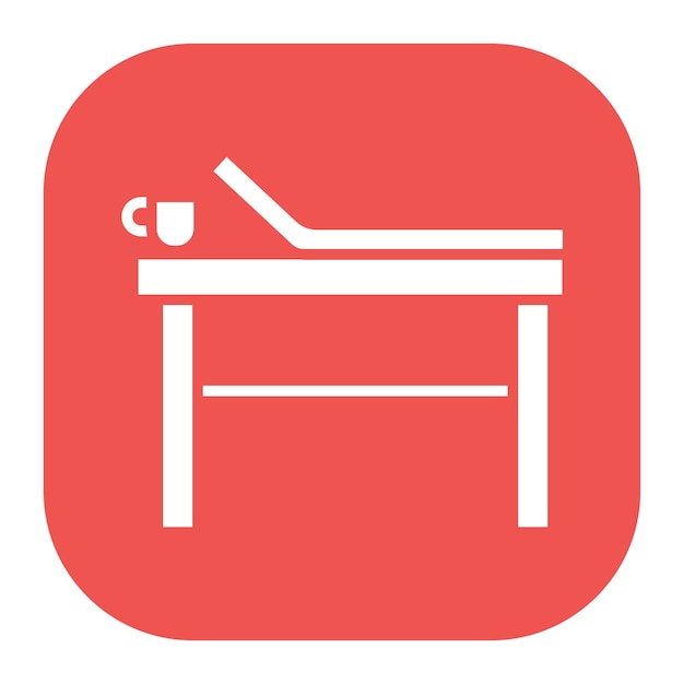 Icono de la cama del spa