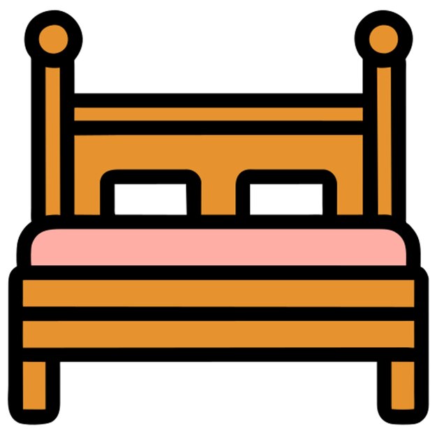 el icono de la cama