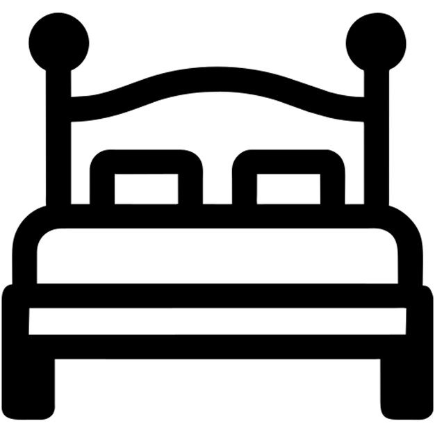 el icono de la cama