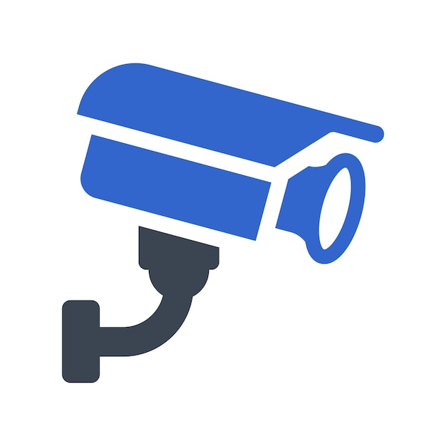 icono de la cámara de circuito cerrado de televisión