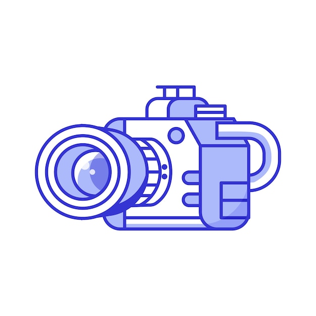 Icono de la cámara DSLR profesional