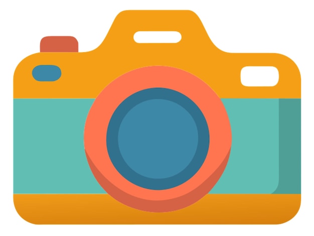 El icono de la cámara dslr