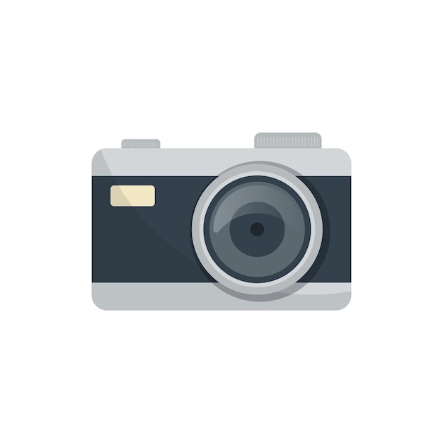 Icono de cámara en estilo plano Ilustración vectorial de fotografía en un fondo aislado Concepto comercial de cartel fotográfico