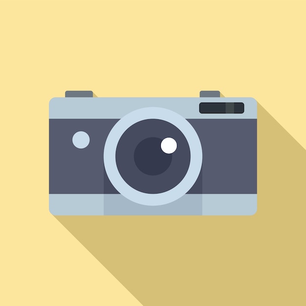 Icono de cámara de investigador Ilustración plana del icono de vector de cámara de investigador para diseño web