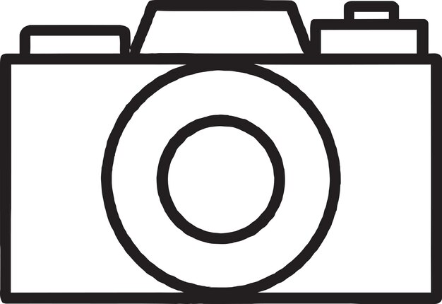 El icono de la cámara moderna