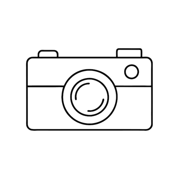 Icono de la cámara retro