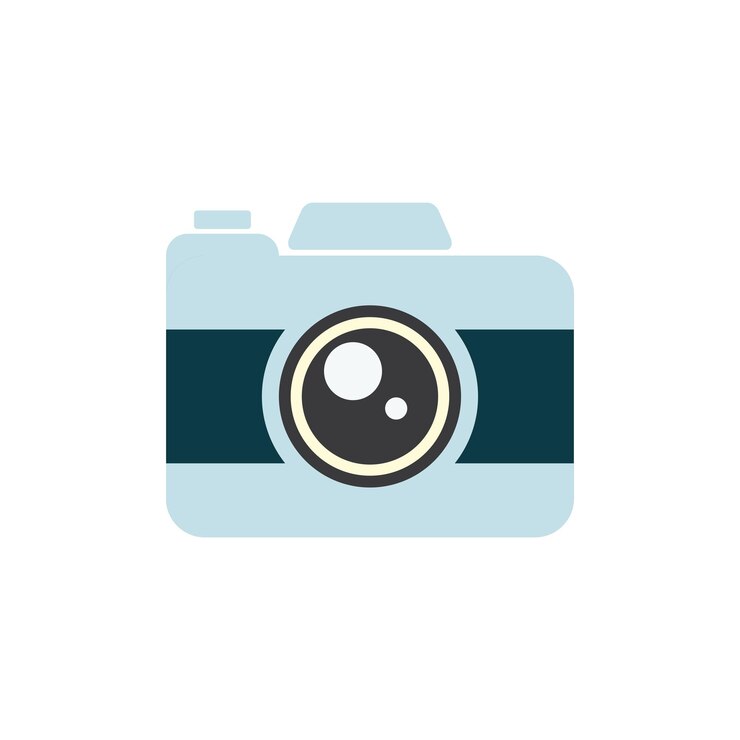 Vector el icono de la cámara retro